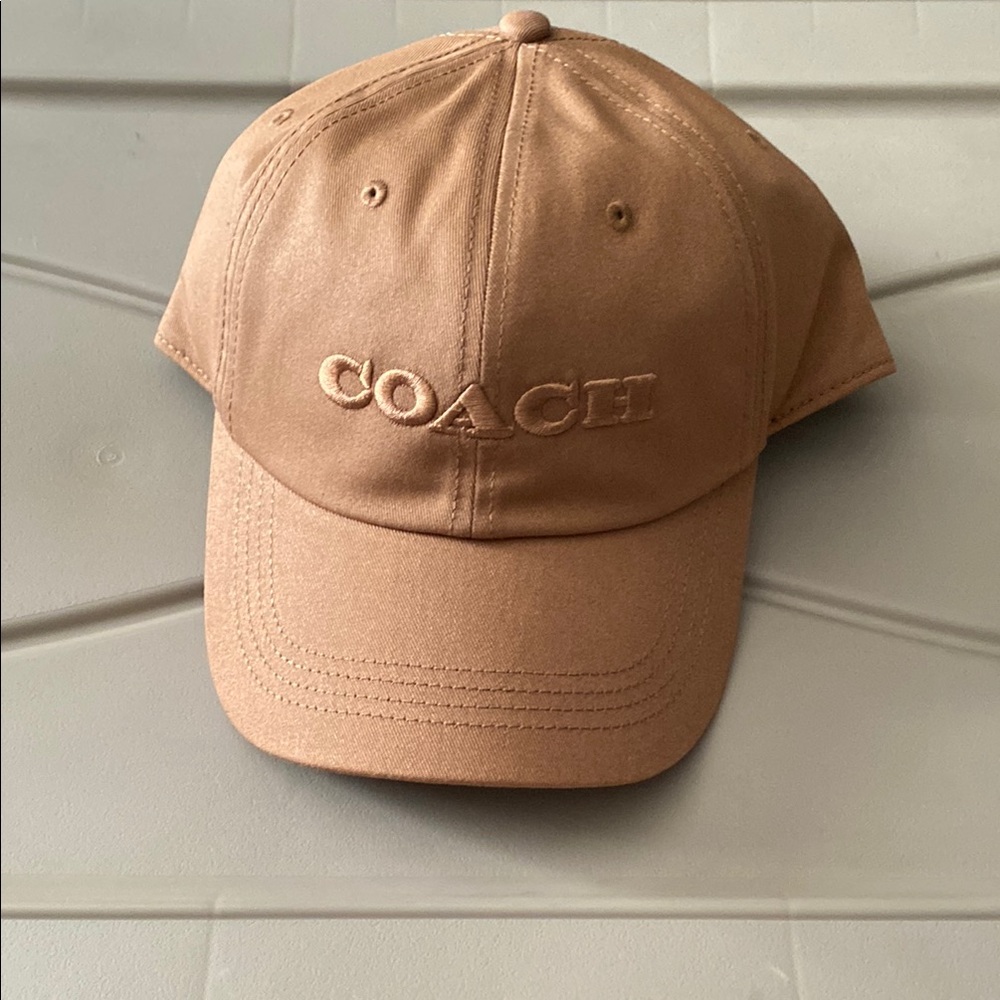 Coach Tan Baseball Cap